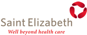 Saint Elizabeth logo and slogan "well beyond health care"