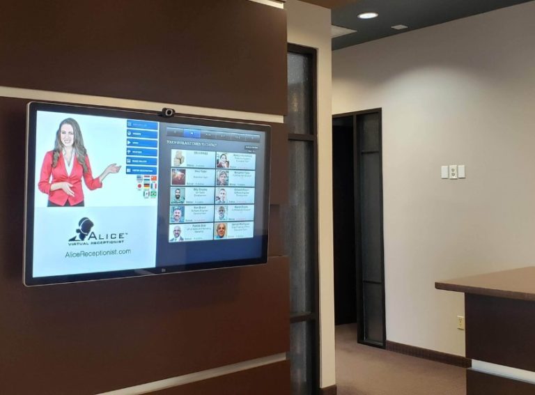 Alice Receptionist Automated Lobby Management System